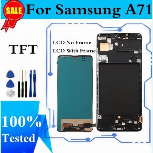 TFT Incell LCD For Samsung Galaxy A71 A715 LCD Display Touch Screen Digitizer For Samsung A71 A715 SM-A715F Display Replacement