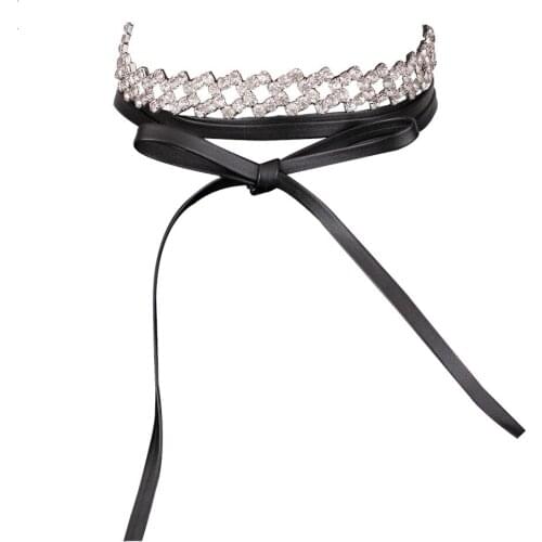 Женские кожаные чокеры ZIVangela China At AliExpress