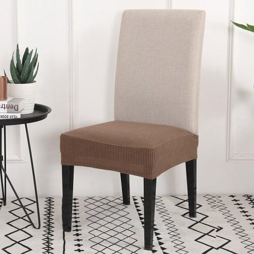 1/2/4/6 Piece Solid Color Chair Cover Cushion Chair Cover Kitchen Restaurant Wedding Banquet Hotel Banquet Chair