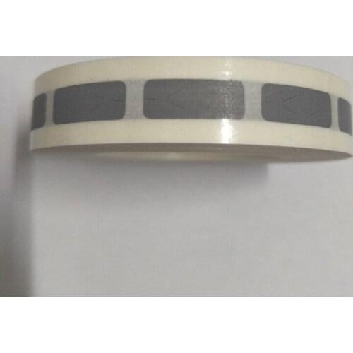 1000pcs 6x15mm silver adhesive small size SCRATCH OFF sticker DIY manual hand made scratched stripe card film