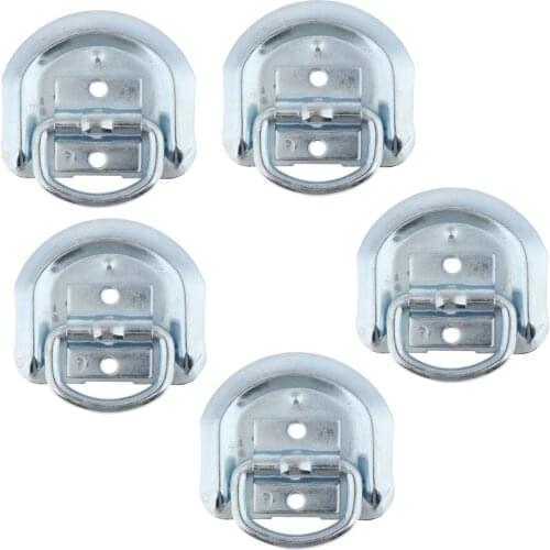 5pcs D Ring Tie Down Anchor - Metal D Ring With Welding Clip For Trailer