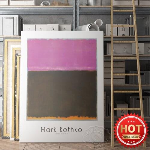 Mark Rothko Abstract Wall Decor, Rothko Exhibition Museum Poster, Mark Vintage Art Decor Wall Picture, Abstractionism Home Decor