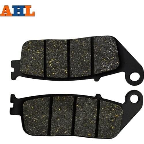 AHL Motorcycle Brake Pads For HONDA NV400 NV 400 Steed 95-97 XR400 XR 400 Supermotard 06-08 VT600 VT 600 Shadow 94-99
