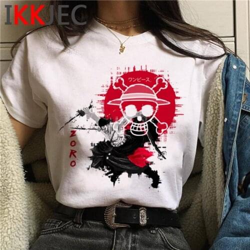 One Piece Nakama top tees women tumblr couple clothes streetwear print top tees kawaii tumblr