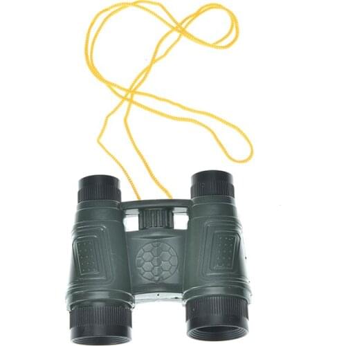 Childrens 10*8 Magnification Toy Binocular Telescope + Neck Tie Strap Outdoor Toy Outdoor Games Speelgoed Compact Nieuwe