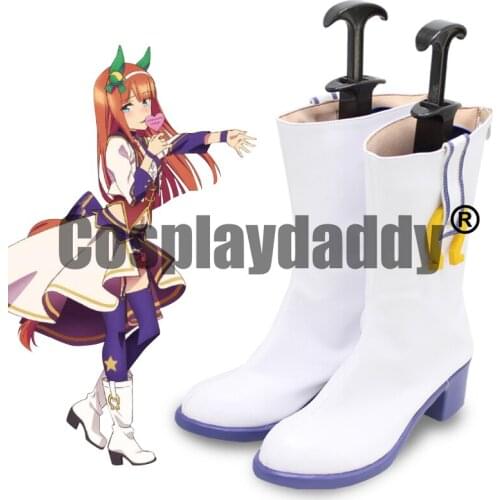 Uma Musume Pretty Derby Team Spica Silence Suzuka Mejiro Ryan Daiwa Scarlet Idol Stage Game Ver. Cosplay Shoes Boots X002