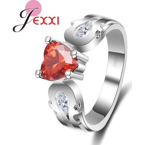 Beautiful Street Style Woman Lovely Fruit Apple 925 Stamp Sterling Silver Finger Rings Fashion Lady Jewelry Christmas Gift