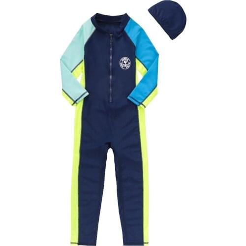 Swimsuit for a Teenager Kids Boys Girls Swimwear Children Beach Dress Long Sleeve UPF50+ UV Protect Bathing Suit Bambina