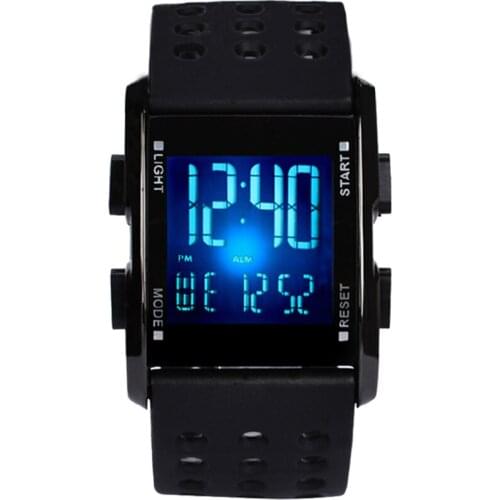 Men led digital Wristwatch Waterproof Electronic Sport watches Casual Fashion Digital Clock Gift Box
