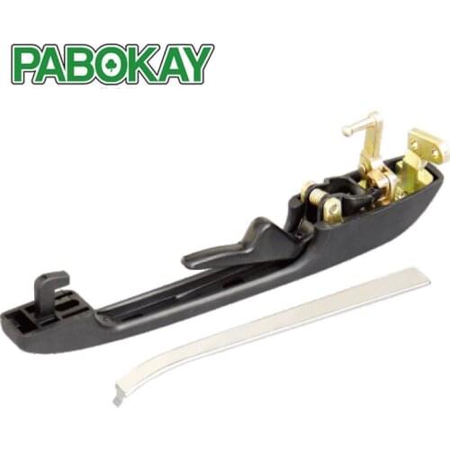 FOR AUDI 100 200 C3 82-87 OUTER LEFT REAR DOOR HANDLE WITH 2 KEYS 443839205B