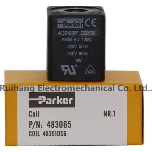 Parker Coil 4835106 DZ06S6 AMIN ED100% 220V 50HZ 240V 60HZ 9W