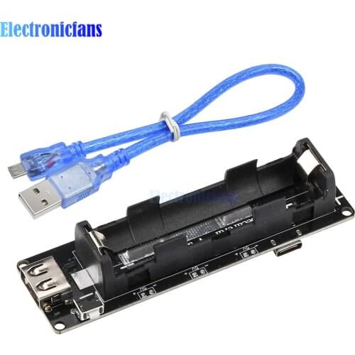 ESP32 ESP32S 18650 Battery Charge Shield Board V3 Micro USB Port Type-A USB 0.5A For Wemos For Raspberry Pi For Arduino Charge