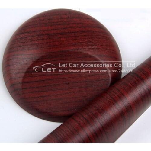 Self-adhesive Vinyl Wood Grain Textured Car Wrap Car Internal Stickers Wallpaper Furniture Wood Grain Paper Film