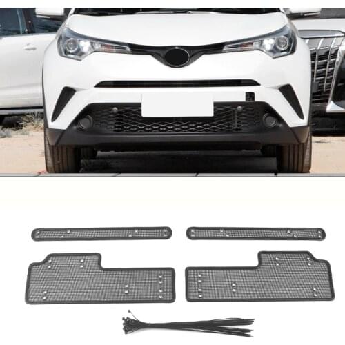 Car Styling Insert Net Insect Screening Mesh Cover Trim Protection Covers For Toyota C-HR CHR 2016 - 2021 Metal Accessories