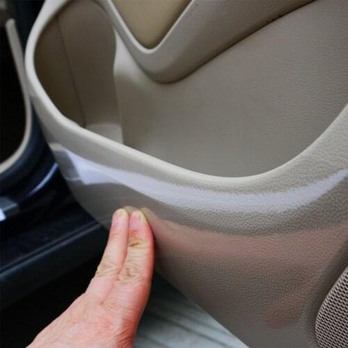 20/30cm*1/2m Rhino Skin Protective Film Car Bumper Hood Paint Protection Car Sticker Clear Transparence Decals Accessories