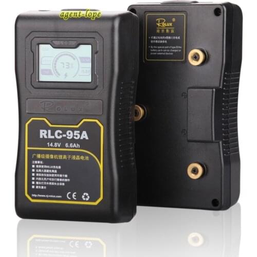 LCD display 95Wh Li-ion Battery Anton Bauer Gold Mount for DSLR Camera Camcorder