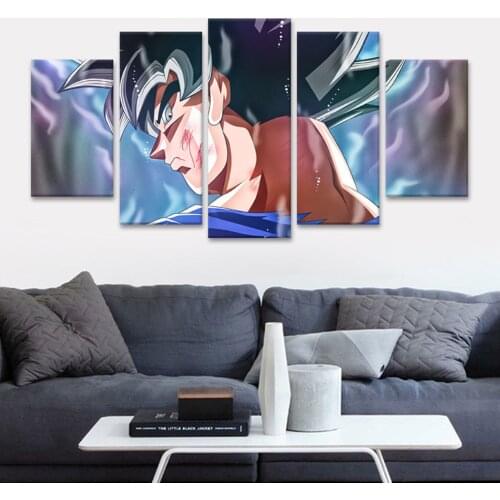 5 Panel Instinct Anime Gift Ultra Cartoon HD Prints Paintings Wall Art Home Decor Canvas Pictures Posters Decoration Accessories