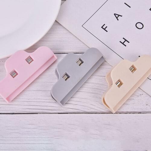 5Pcs/lot Portable New Kitchen Storage Food Snack Sealing Bag Clips Plastic Tool