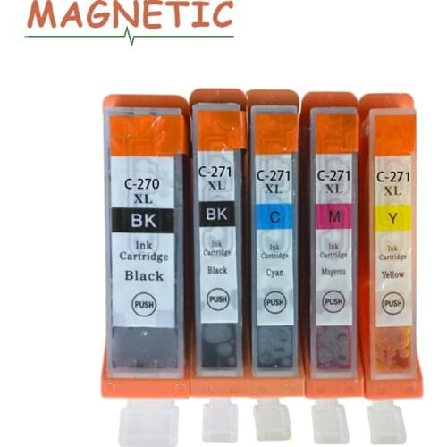 5pcs PGI270 PGI-270 Ink Cartridge for Canon PIXMA TS6020 TS5020 MG5720 MG5721 MG5722 MG6820 MG6821 MG6822 MG7720 pgi 270