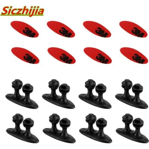 8. Car charger cable buckle headset clip / USB cable clip for Peugeot 206 207 208 301 307 308 407 2008 3008 4008