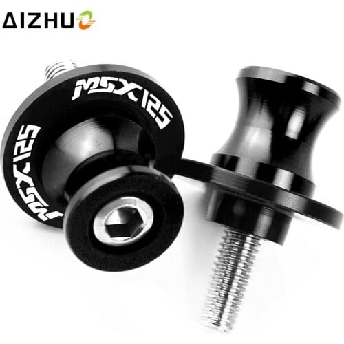 Motorcycle Accessories M8 Swingarm Sliders Spools Stand Screws For HONDA GROM MSX125 MSX 125 2014-2015 2016 2017