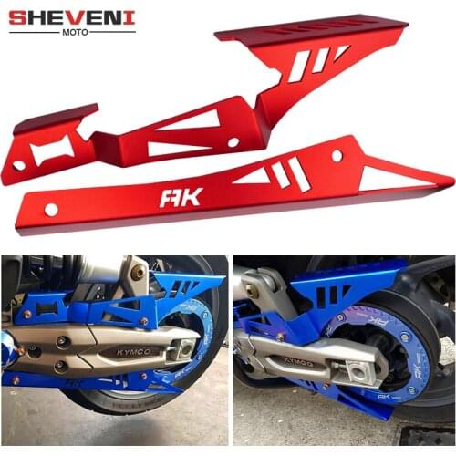 Motorcycle CNC Aluminum Chain Belt Guard Cover Protector Gold Red Blue Black For KYMCO AK550 AK 550 2017 2018 2019