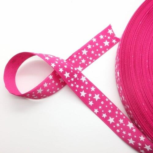 Free Shipping 5 Yards 3/4'' 20mm Wide Printed Grosgrain Ribbon Hair Bow/Christmas/wedding DIY Sewing ,#AD53