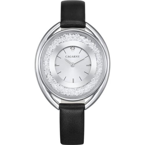 Женские серебряные часы CAGARNY China At AliExpress