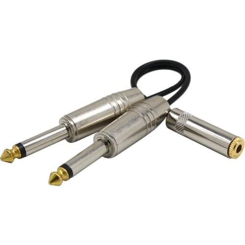 DIY 3.5 male elbow to XLR male + XLR bus computer mobile phone connected to speaker mixer audio cable