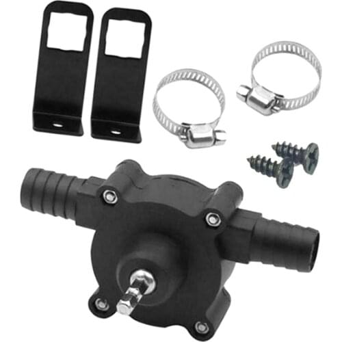 Home Hardware Equipment Portable Electric Drilling Water Pump Oil Pump Mini Manual Self-Suction Transportation Gardening Tools