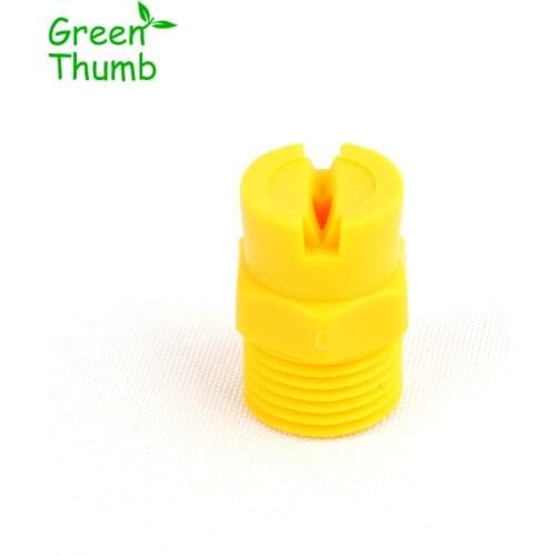 5pcs Fan-Type Nozzle 1/8"1/4"3/8"1/2" Plastic Sprinkler for Chemical Etching Machine Industrial Cleaning Washing Dust Removal