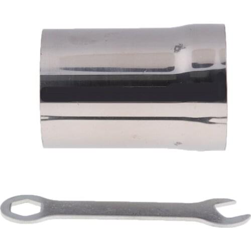 Stainless Steel 48mm Motorbike Racing Exhaust Can DB Killer Silencer Muffler Baffles