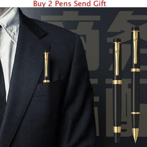 Hot Selling Brand Hero 3802 Metal Roller Ballpoint Pen Luxury Business Men Full Metal Signature Writing Pen Buy 2 Pens Send Gift