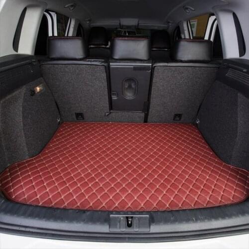 Leather Car trunk mat cargo carpet for Suzuki SX4 Swift Jimny Ignis Liana Forenza Alto cargo liner