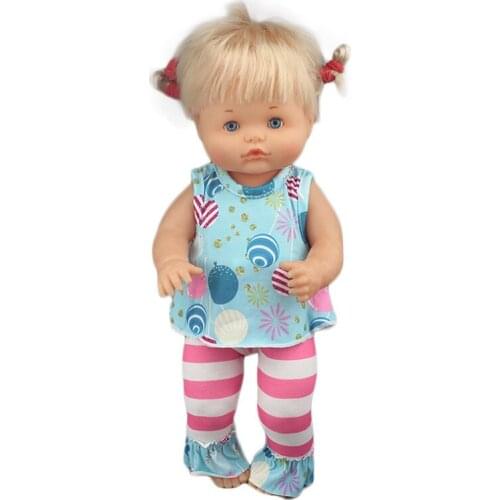 2020 New Lovely Surit Fit 40cm 41 cm Nenucos Doll Nenuco Ropa su Hermanita Purple Long Sleeves