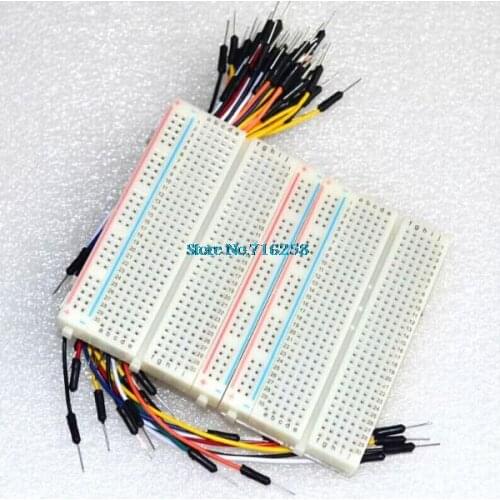 1 Pcs 750-Point Board Experiment Breadboard(protoboard) +1 Pcs Jumper Wires Uno r3 ,Aega 2560,Due,Raspberry Pi Kits,Kit