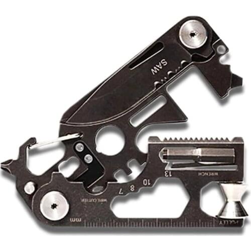 PockeTool 2 Multitool Must Have Outdoor Hunting Survival Camping Tool Portable Gadget Pocket Multi Foldable Knife Saw Keychain