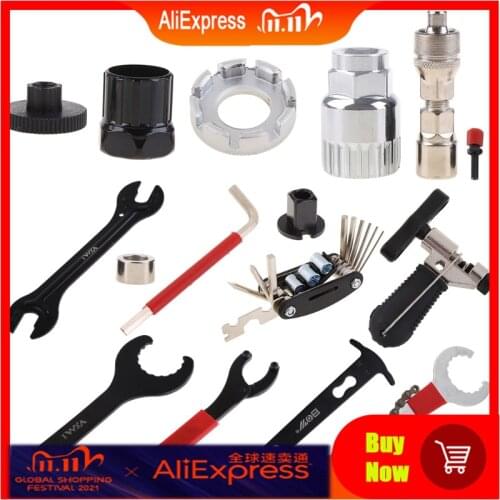 Bike Bicycle Repair Tool Kit - Quality Tools Kit Set for Mountain Bike Road Bike Maintenance in a Neat Storage Case Box