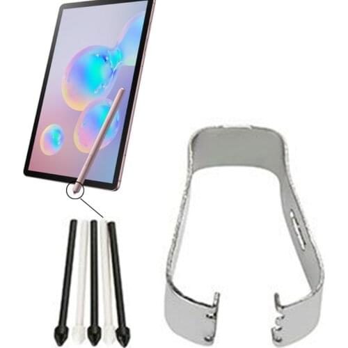 1Set Removal Tweezers Tool Touch Stylus Replacement Tips Nibs with Metal Clip for Samsung- Galaxy- Tab S6 T860 T865/S6 Lite 10.4