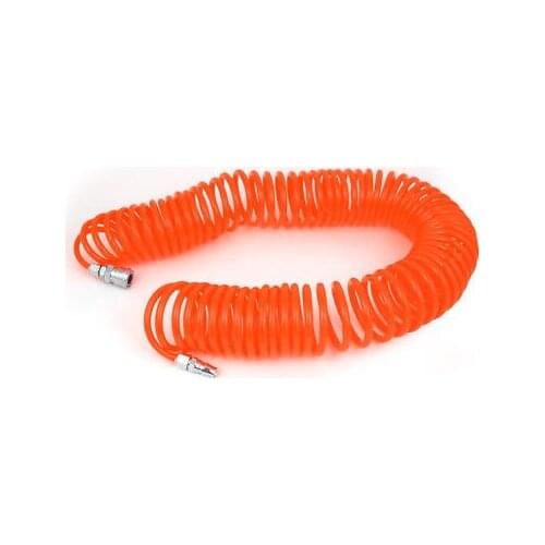 15M 49 Ft Long Polyurethane PU Recoil Air Compressor Hose Tube Orange