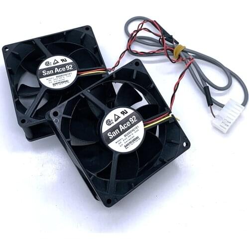 Sanyo 9038 DC 24V 9G0924G101 9CM 92X92X38mm Violent Large Air Volume Industrial Frequency Converter Control Cabinet fan