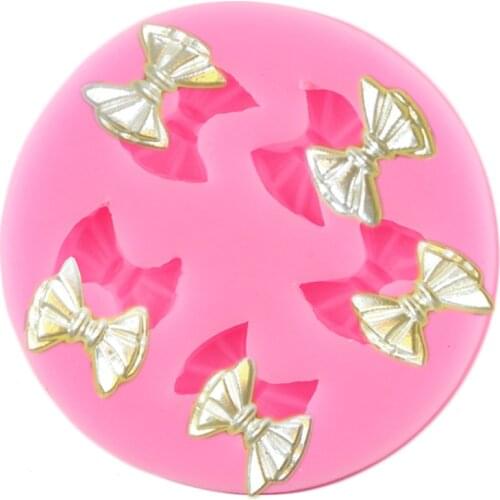 Bow Silicone Mold Bowknot Chocolate Fondant Molds Cake Decorating Tools Cupcake Topper ​DIY Baking Candy Resin Clay Moulds