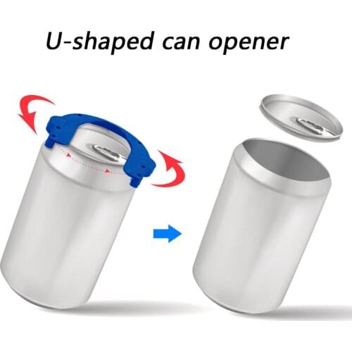 1PC Drink Can Opener Cover Opener Universal Convenient And Safe Beer Can Opener Party Outdoor Fishing Kitchen Accessories