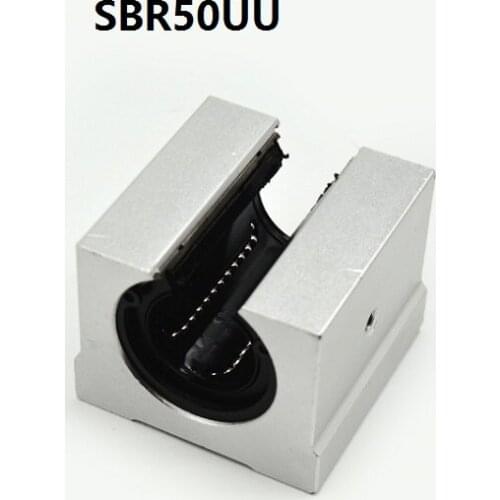 1pcs/lot SBR50UU SME50UU Linear case unti Linear open type block slide unit linear guide cnc router 3d printer parts SBR50 UU