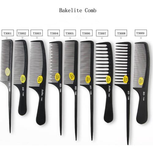 1PC Thickening Anti Static Handle Tail comb professional Hairdressing Styling Comb Wig Comb Hair cut tail comb