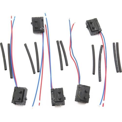 5 Pcs Top Drive Link Car Right Door Lock Micro Switch Wiring Pipe Plug For Passat B5 Bora 4 Polo Golf MK4 TOURAN 3BD998786