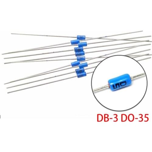 50pcs DB3 DO-35 DB-3 TRIGGER DIODES Blue Pipe DO35 New Original