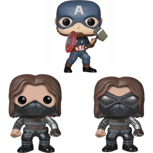 10CM Anime Winter Soldier Limited Edition Kawaii Action Figure Model Toys For Children Birthday Gift Movie Fans Collection