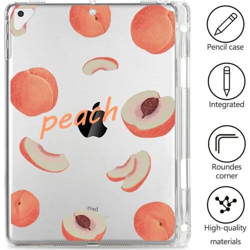 2021 Tablet Case for 12.9-inch IPad Pro 2020 Fruit Pattern Transparent Anti-drop Shell Protective Cover for IPad Mini 1/2/3/4/5