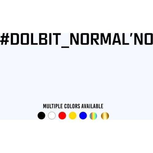 CK2955# #Dolb*t_NORMAL'NO reflective funny car sticker vinyl decal waterproof car auto stickers for car bumper/rear window